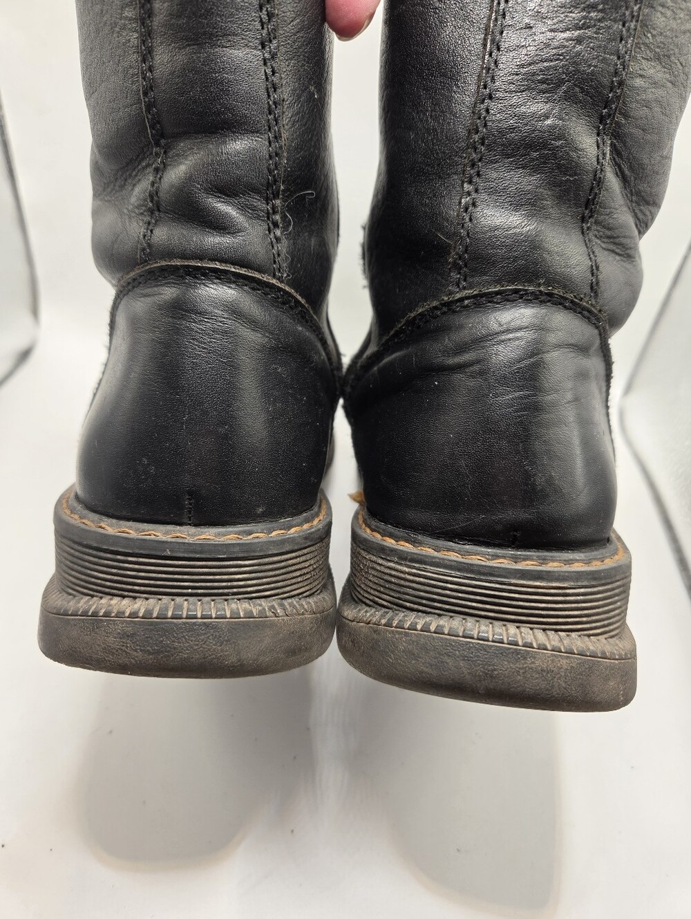 Josef Seibel Waterproof Lined Leather Lace-Up Boots Black EU 41 US 10 - Picture 9 of 12